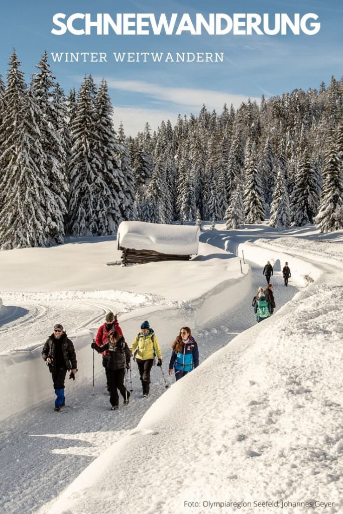 Merk dir diese schöne Winter Weitwanderung mit einem Pin auf Pinterest